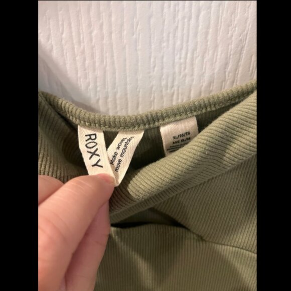 Roxy Wavey Lady Dress, Olive green, (XL) - Picture 3 of 4